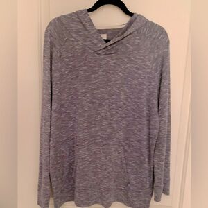 Lou and Grey pullover top w/hood Size L